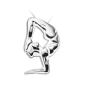 Preview: Silberhalskettchen Yoga Skorpion