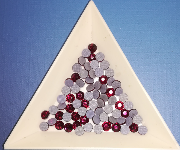 Ruby Strass Steine SS16HF